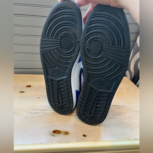 Nike Air Jordan 1 Mid Top 3 Bred/Royal/Chicago Retro Black Red Blue White Men 12 - Picture 6 of 10